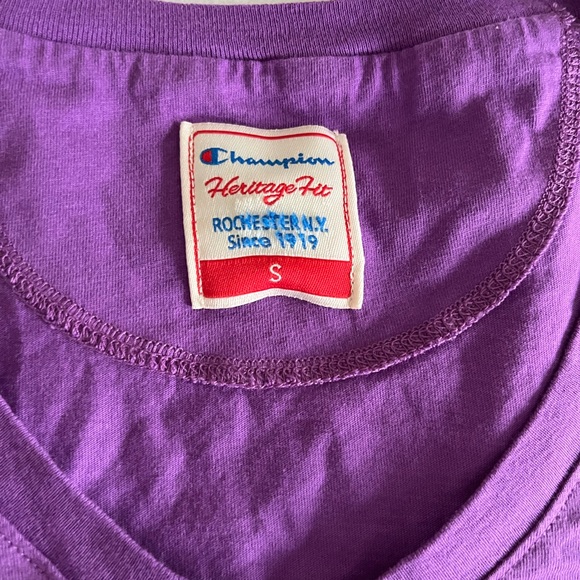 Purple Champion Short Sleeve Shirt S - Picture 2 of 4